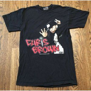 Vintage Chris Brown T Shirt Small Run It 2006